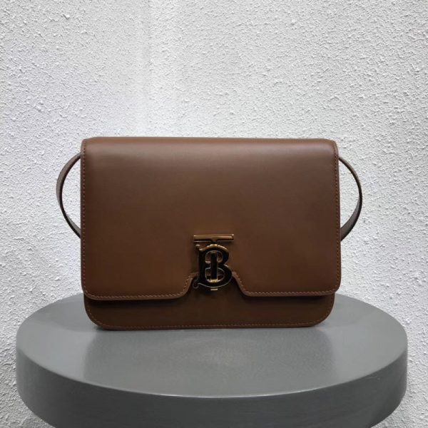 BURBERRY LEATHER TB SHOULDER BAG 버버리 레더 티비 숄더백