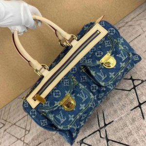 LOUIS VUITTON MONOGRAM DENIM NEO SPEEDY BAG<br>루이비통 모노그램 네오 스피디 백<br>[30x17x15cm]