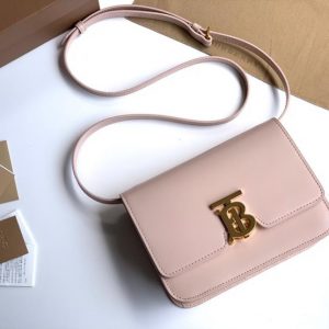 BURBERRY LEATHER TB SHOULDER MINI BAG <br>버버리 가죽 TB 미니 숄더 백