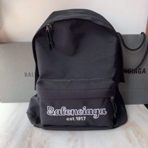 BALENCIAGA LOGO WHEEL BACK BAG <br>발렌시아가 로고 힐 백팩