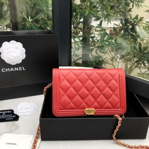 CHANEL BOY WOC BAG<br>샤넬 보이 WOC 백<br>[19cm 이태리송아지가죽]