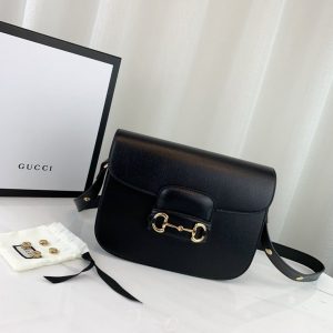 GUCCI 1955 HORSEBIT SHOULDER BAG<br>구찌 1955 홀스빗 숄더 백<br>[25x18x8cm 이태리가죽]