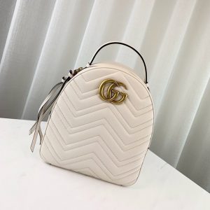 GUCCI GG MARMONT BACKPACK<br>구찌 GG 마몬트 백팩<br>[22.5x26x11cm 이태리가죽]