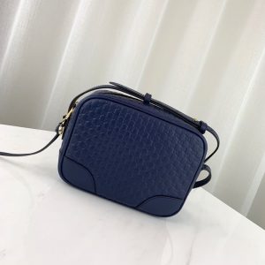 GUCCI MICRO SSIMA GG SHOULDER BAG<br>구찌 마이크로 씨마 GG 숄더백<br>[22x17x7cm 이태리가죽]