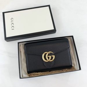 GUCCI GG MARMONT MINI CHAIN BAG<br>구찌 마몬트 미니 체인백<br>[20x12x6cm 이태리가죽]