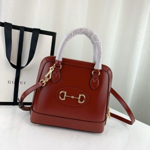 GUCCI 1955 HORSEBIT TOP HANDLE BAG<br>구찌 1955 홀스빗 탑 핸들백<br>[25x24x9cm 이태리가죽]