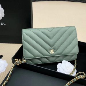 CHANEL WOC BAG<br>샤넬 WOC 백<br>[19.5cm 캐비어 이태리가죽]