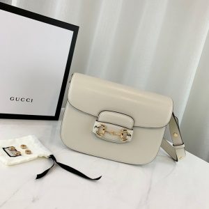 GUCCI 1955 HORSEBIT SHOULDER BAG<br>구찌 1955 홀스빗 숄더 백<br>[25x18x8cm 이태리가죽]