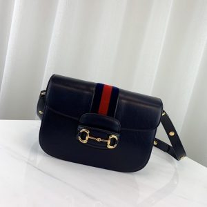 GUCCI 1955 HORSEBIT SHOULDER BAG<br>구찌 1955 홀스빗 숄더 백<br>[25x18x8cm 이태리가죽]