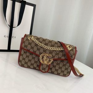 GUCCI GG MARMONT SHOULDER BAG<br>구찌 GG 마몬트 숄더백<br>[26x15x7cm]