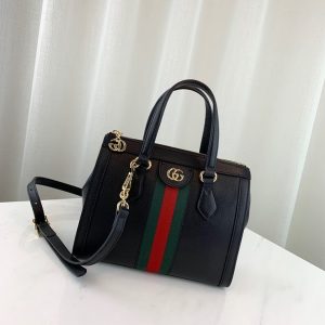 GUCCI OPHIDIA GG TOP HANDLE BAG<br>구찌 오피디아 GG 탑 핸들백<br>[24x20x10cm 이태리가죽]