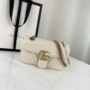 GUCCI GG MARMONT SHOULDER BAG<br>구찌 GG 마몬트 숄더백<br>[22x13x6cm 정품가죽]