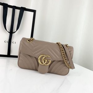 GUCCI GG MARMONT SHOULDER BAG<br>구찌 GG 마몬트 숄더백<br>[26x15x7cm 정품가죽]