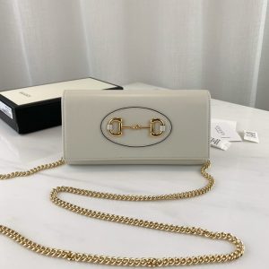 GUCCI 1955 HORSEBIT WOC<br>구찌 1955 홀스빗 WOC<br>[19x10x2.5cm 이태리가죽]