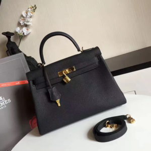 HERMES KELLY BAG GOLD<br>에르메스 금장 켈리 백<br>[32x23x12]