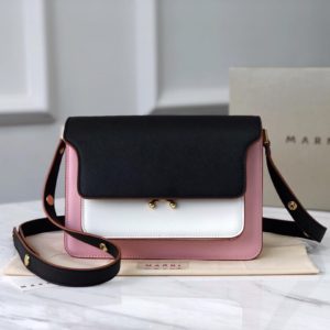 MARNI TRUNK SHOULDER BAG<br>마르니 트렁크 숄더 백<br>[24cm 이태리가죽]