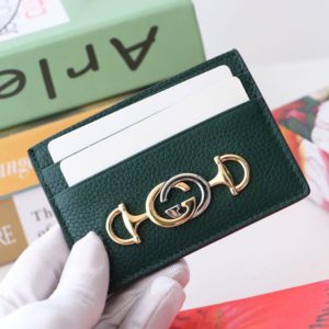 GUCCI ZUMI LEATHER CARD WALLET<br>구찌 주미 레더 카드지갑<br><i>10×7.5 소가죽</i>