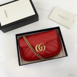 GUCCI GG MARMONT COIN WALLET<br>구찌 GG 마몬트 코인 지갑<br><i>13x9x5cm 이태리가죽</i>