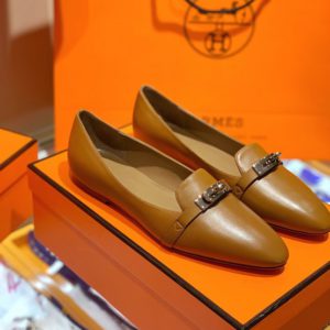 HERMES PEGASE BALLERINA SHOES<br>에르메스 페가스 발레리나 슈즈<br><i>35-39 SIZE 이태리가죽</i>