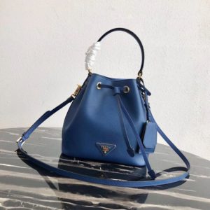 PRADA BUCKET BAG SAFFIANO<br>프라다 사피아노 버킷백<br>[22x22x14cm 사피아노가죽]