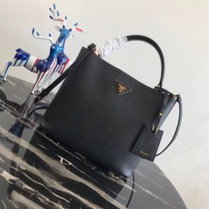 PRADA BUCKET BAG SAFFIANO<br>프라다 사피아노 버킷백<br>[27x23x13cm 사피아노]