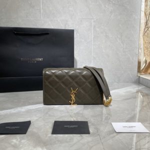 YSL BECKY SHOULDER BAG<br>입생로랑 백키 숄더백<br><i>22.5×14.5×5 이태리소가죽</i>