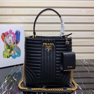 PRADA DOUBLE TOTE BAG<br>프라다 두블레 토트 백<br>[22x23x13cm 이태리소가죽]