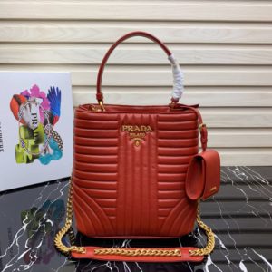 PRADA DOUBLE TOTE BAG<br>프라다 두블레 토트 백<br>[22x23x13cm 이태리소가죽]