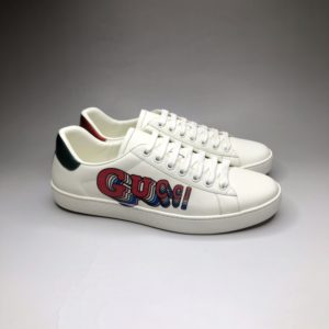 GUCCI ACE LATHER SNEAKERS<br>구찌 에이스 레더 스니커즈<br><i>남여공용 35-44 SIZE</i>