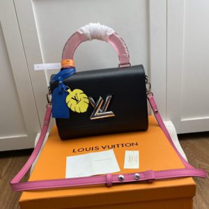 LOUIS VUITTON TWIST TOP HANDLE BAG<br>루이비통 트위스트 탑 핸들백<br>[23x17x9.5cm 이태리가죽]