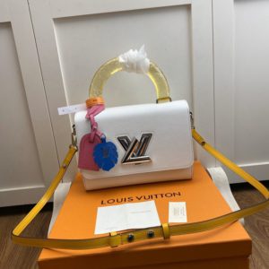 LOUIS VUITTON TWIST TOP HANDLE BAG<br>루이비통 트위스트 탑 핸들백<br>[23x17x9.5cm 이태리가죽]