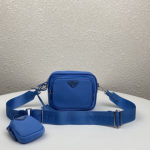 PRADA NYLON CROSS BAG<br>프라다 나일론 크로스 백<br>[20x15x5cm 프라다소재]