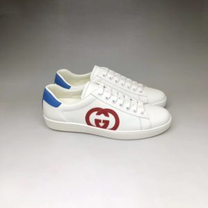 GUCCI ACE LATHER SNEAKERS<br>구찌 에이스 레더 스니커즈<br><i>남여공용 35-44 SIZE</i>