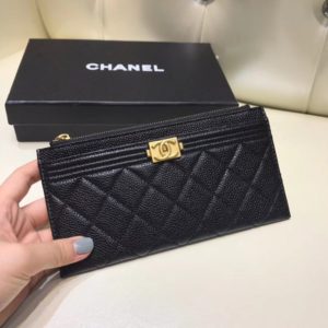 CHANEL CC CLASSIC CARD CASE<br>샤넬 클래식 캐비어 카드케이스<br><i>19x11cm</i>