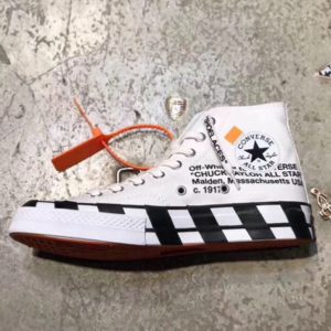 OFF WHITE x CONVERS HIGH TOP<br>오프화이트 x 컨버스 콜라보 하이탑<br><i> 35-44 SIZE</i>