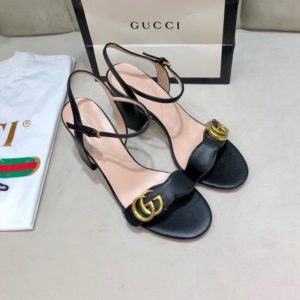 GUCCI LATHER SANDAL<br>구찌 레더 샌들<br><i>35-40 SIZE 굽7.5cm 이태리 소가죽</i>