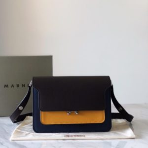 MARNI TRUNK SHOULDER BAG<br>마르니 트렁크 숄더 백<br>[24cm 이태리가죽]