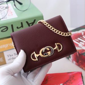 GUCCI ZUMI LEATHER WALLET<br>구찌 주미 레더 지갑<br><i>11×8.5×2.5cm</i>