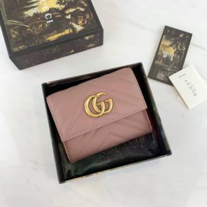 GUCCI GG MARMONT WALLET<br>구찌 GG 마몬트 지갑<br><i>12.5x10cm 이태리가죽</i>