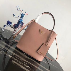 PRADA PANIER SAFFIANO BUKET BAG<br>프라다 두블레 버킷백<br>[23x22x13cm 사피아노]