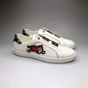 GUCCI ACE LATHER SNEAKERS<br>구찌 에이스 레더 스니커즈<br><i>남여공용 35-44 SIZE</i>