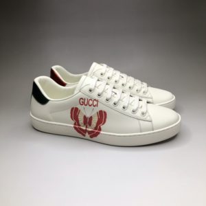 GUCCI ACE LATHER SNEAKERS<br>구찌 에이스 레더 스니커즈<br><i>남여공용 35-44 SIZE</i>