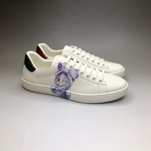 GUCCI ACE LATHER SNEAKERS<br>구찌 에이스 레더 스니커즈<br><i>남여공용 35-44 SIZE</i>