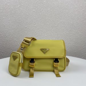 PRADA NYLON CROSS BAG<br>프라다 나일론 크로스 백<br>[22x16x8.5cm 프라다소재]