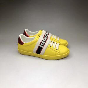 GUCCI ACE LATHER SNEAKERS<br>구찌 에이스 레더 스니커즈<br><i>남여공용 35-44 SIZE</i>