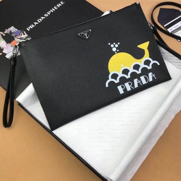 PRADA LAMPO CLUTCH BAG 프라다 람포 클러치 백