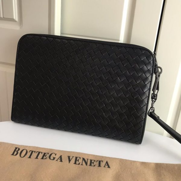 BOTTEGAVENETA LEATHER CLUTCH BAG 보테가 베네타 레더 클러치 백