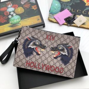 GUCCI GG SUPREME CLUTCH BAG 구찌 GG 클러치 백