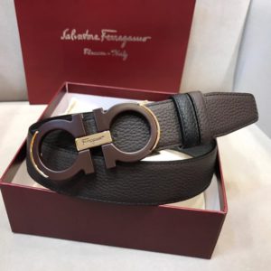 SALVATORE FERRAGAMO LEATHER BELT<br>살바토레 페라가모 가죽 벨트<br><i>폭 3.5cm 이태리소가죽</i>