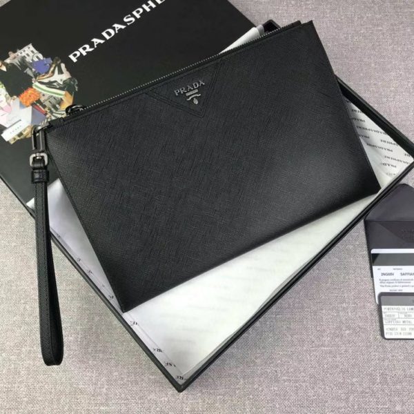 PRADA SAFFIANO CLUTCH BAG 프라다 사피아노 클러치 백